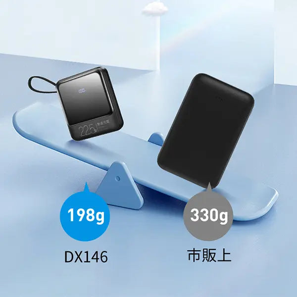 ケーブル4本内蔵モバイルバッテリー